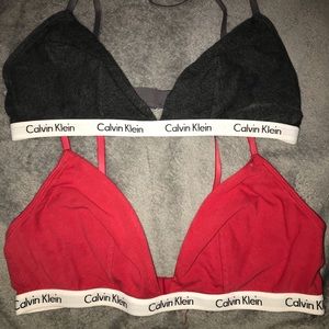 Calvin Klein bralette bundle